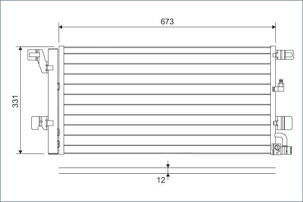 Valeo 822596 - Condenser, air conditioning car-mod.net
