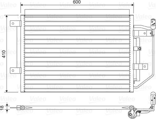 VALEO 822556 - Condenser, air conditioning car-mod.net