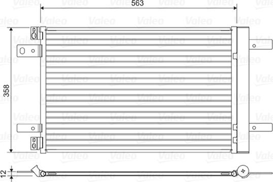 Valeo 822550 - Condenser, air conditioning car-mod.net