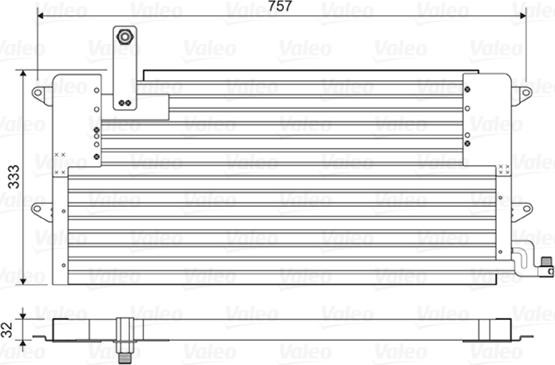 Valeo 822586 - Condenser, air conditioning car-mod.net
