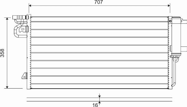 VALEO 822690 - Condenser, air conditioning car-mod.net