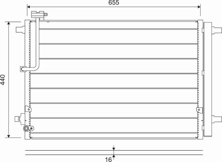 Valeo 822657 - Condenser, air conditioning car-mod.net