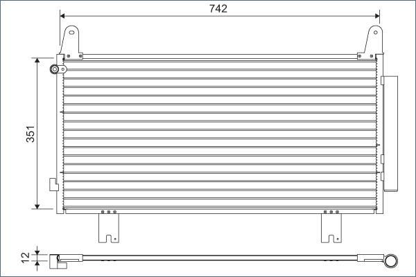Valeo 822634 - Condenser, air conditioning car-mod.net