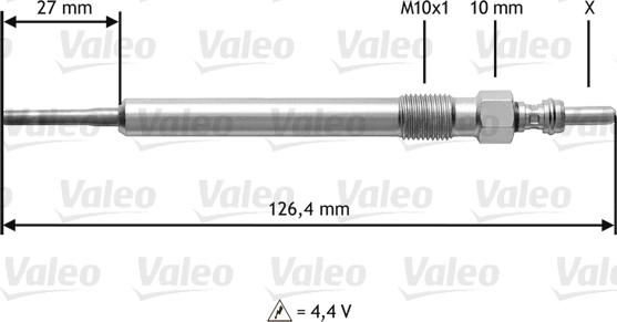 VALEO 345 183 - Glow Plug car-mod.net