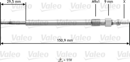 Valeo 345131 - Glow Plug car-mod.net