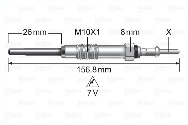 Valeo 345258 - Glow Plug car-mod.net