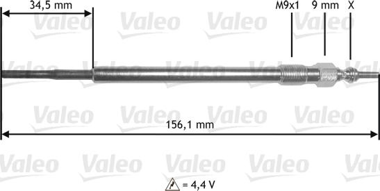 VALEO 345218 - Glow Plug car-mod.net