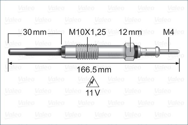Valeo 345230 - Glow Plug car-mod.net