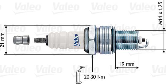Valeo 246912 - Spark Plug car-mod.net
