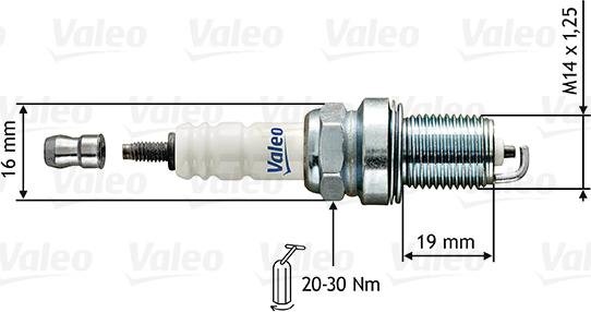 Valeo 246851 - Spark Plug car-mod.net