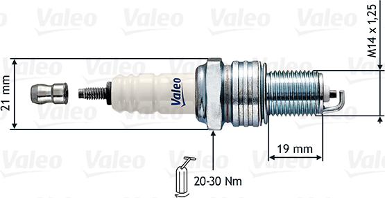 Valeo 246857 - Spark Plug car-mod.net
