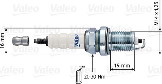 Valeo 246886 - Spark Plug car-mod.net