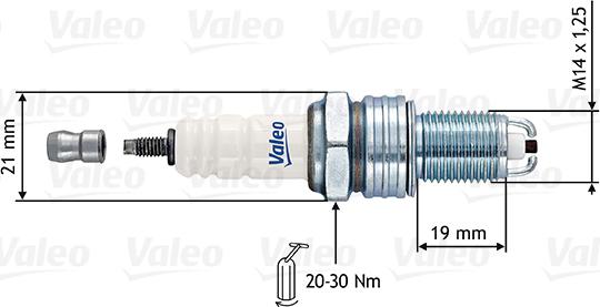Valeo 246887 - Spark Plug car-mod.net