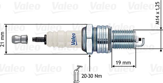 Valeo 246874 - Spark Plug car-mod.net