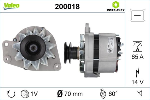 Valeo 200018 - Alternator car-mod.net