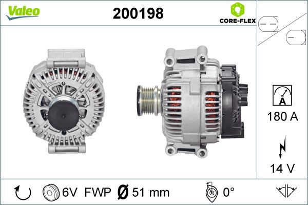 Valeo 200198 - Alternator car-mod.net