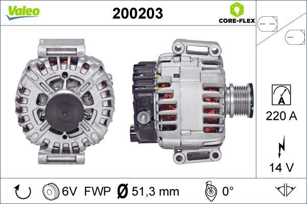 Valeo 200203 - Alternator car-mod.net