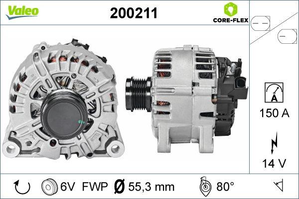 VALEO 200211 - Alternator car-mod.net