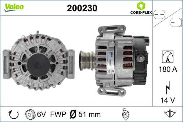 Valeo 200230 - Alternator car-mod.net