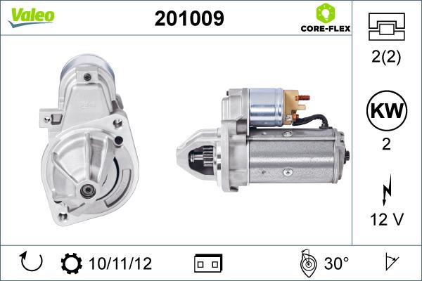 Valeo 201009 - Starter car-mod.net