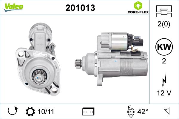 Valeo 201013 - Starter car-mod.net