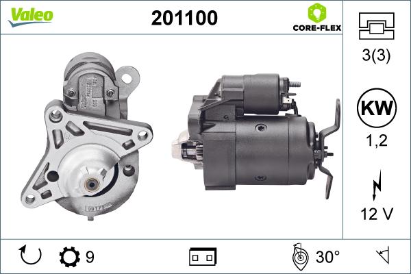 Valeo 201100 - Starter car-mod.net