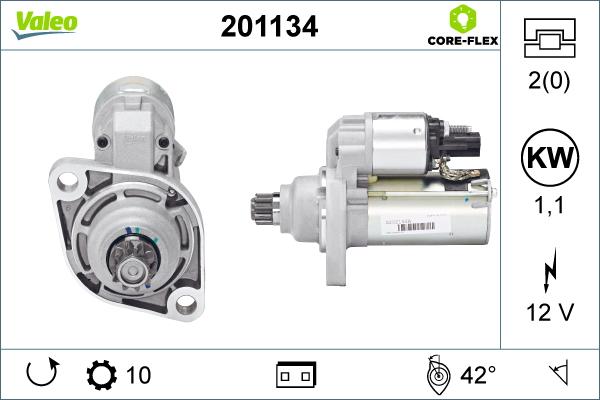Valeo 201134 - Starter car-mod.net