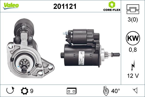 Valeo 201121 - Starter car-mod.net