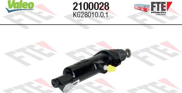Valeo 2100028 - Master Cylinder, clutch car-mod.net
