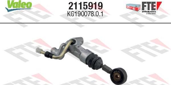 Valeo 2115919 - Master Cylinder, clutch car-mod.net