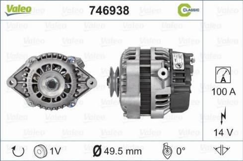Valeo 746938 - Alternator car-mod.net