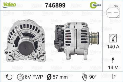 Valeo 746899 - Alternator car-mod.net