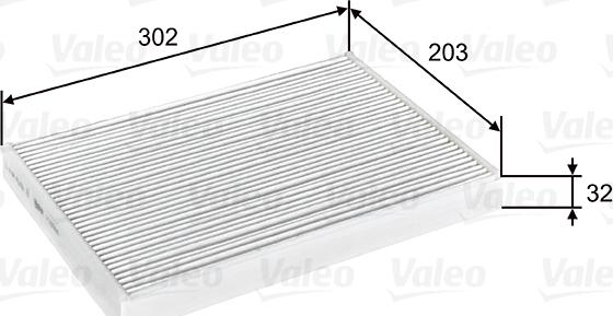 VALEO 716068 - Filter, interior air car-mod.net