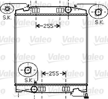 Valeo 733410 - Radiator, engine cooling car-mod.net