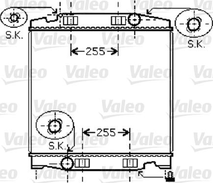 VALEO 733411 - Radiator, engine cooling car-mod.net