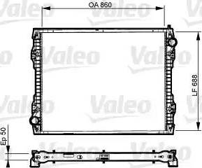 Valeo 733546 - Radiator, engine cooling car-mod.net