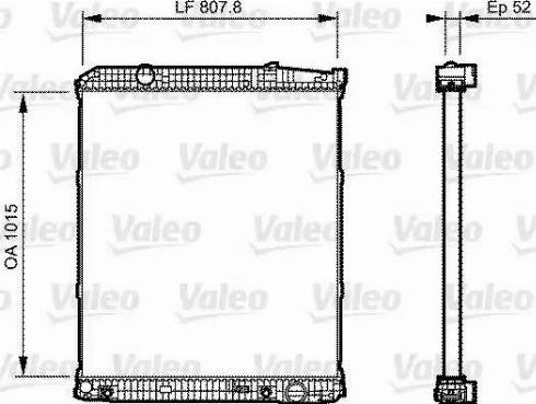 Valeo 733506 - Radiator, engine cooling car-mod.net