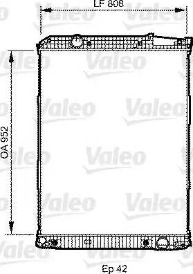 Valeo 733507 - Core, radiator car-mod.net