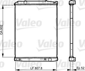 Valeo 733514 - Core, radiator car-mod.net