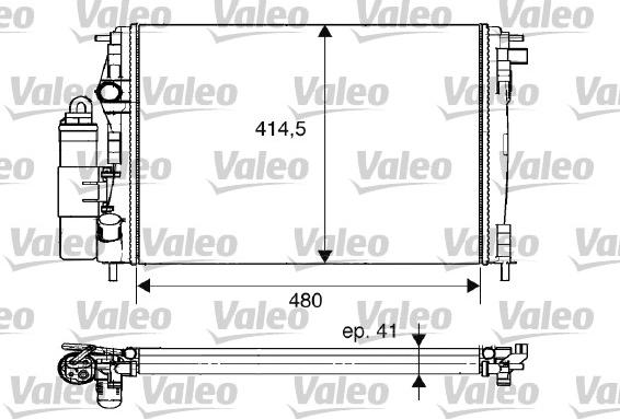 Valeo 733075 - Cooler Module car-mod.net