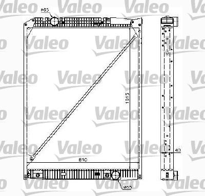 Valeo 732980 - Radiator, engine cooling car-mod.net