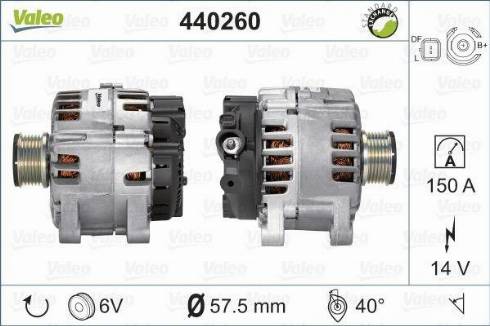 Valeo TG15C134 - Alternator car-mod.net