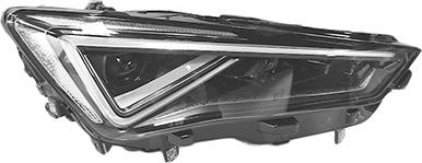 Van Wezel 4951966V - Headlight car-mod.net