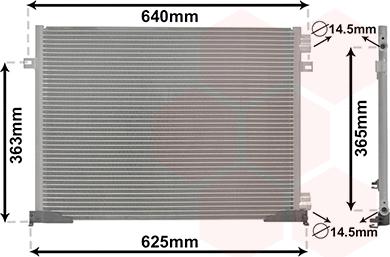 Van Wezel 43005339 - Condenser, air conditioning car-mod.net