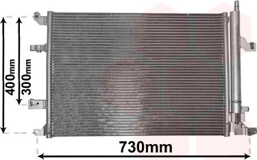 Van Wezel 59005138 - Condenser, air conditioning car-mod.net
