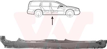 Van Wezel 5931104 - Foot Board, door sill car-mod.net