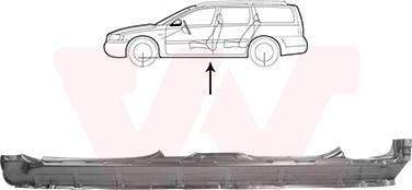 Van Wezel 5931103 - Foot Board, door sill car-mod.net