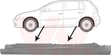 Van Wezel 5894103 - Foot Board, door sill car-mod.net