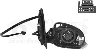 Van Wezel 5894856 - Outside Mirror car-mod.net