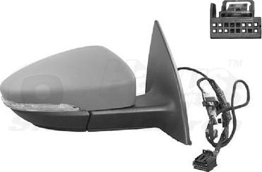 Van Wezel 5891808 - Outside Mirror car-mod.net